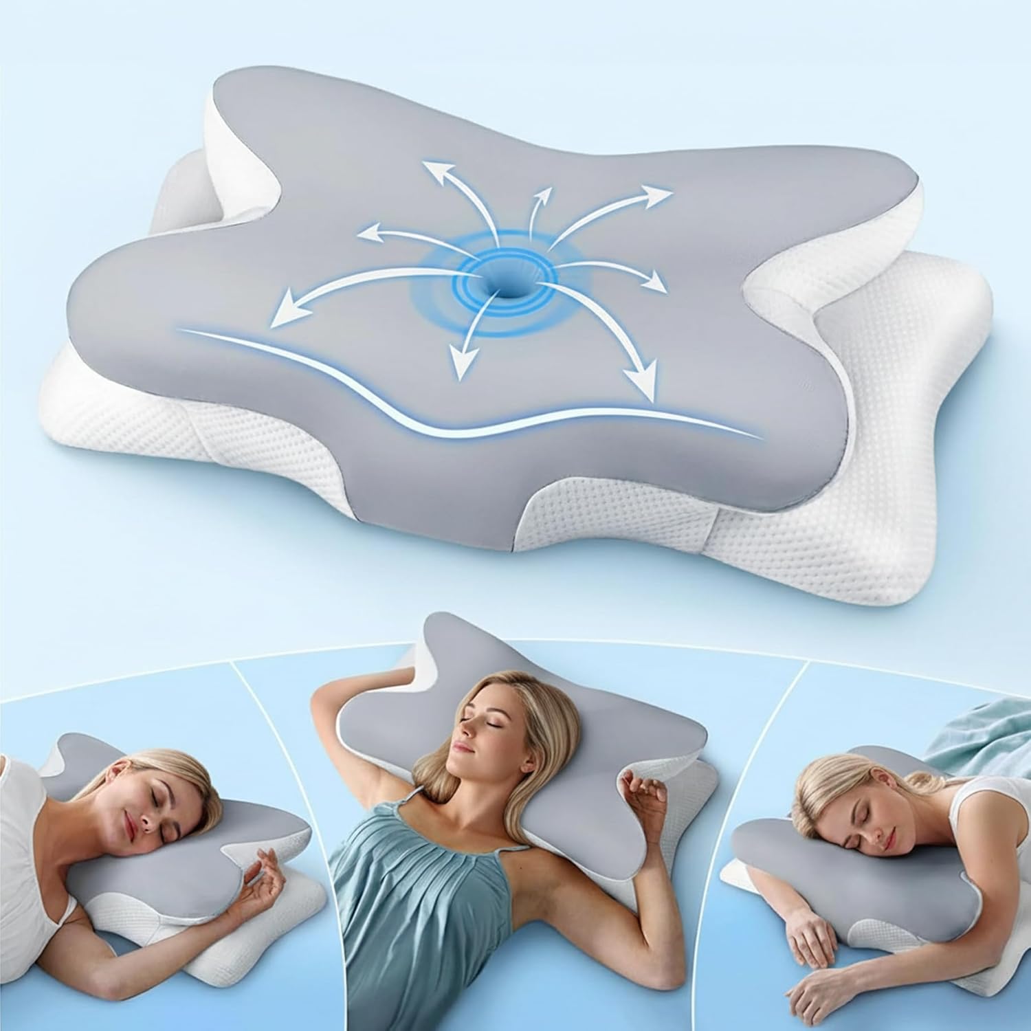 EGGUITAR Memory Foam Nackenkissen